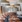 Comwell Rebild Bakker restaurant med elegant indretning og runde loftlamper